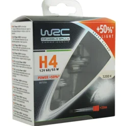 2 lampjes H4 + 50 % light