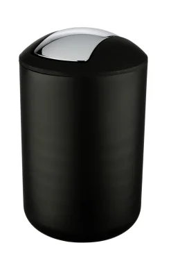 Afvalemmer Brasil zwart 6,5 L