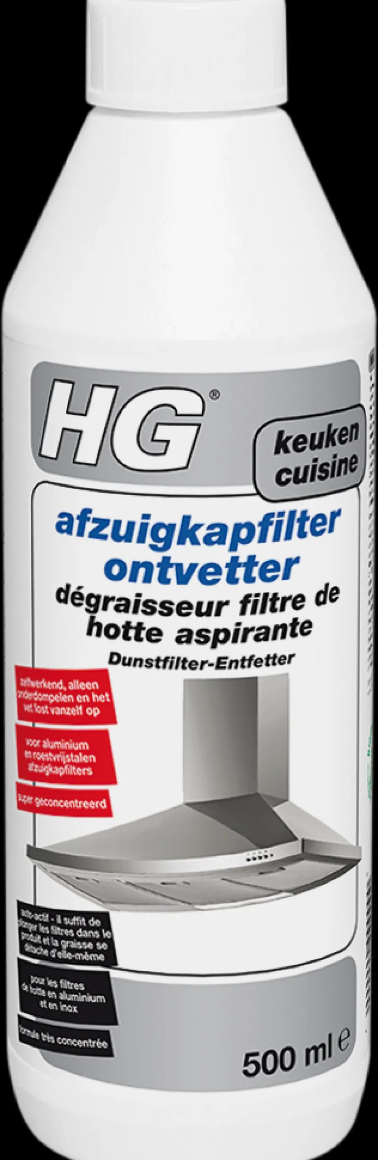 Afzuigkapfilterontvetter 0,5 L