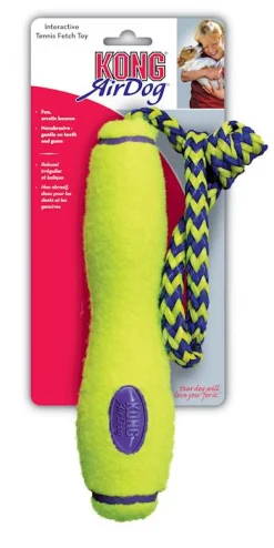 Air stick met touw geel M