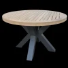 Alu tafel teak Yoran D120x75 cm