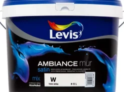 Ambiance muurverf satin mix 5 L wit