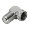 Antenne adapter F-plug - F-socket 90 graden