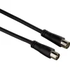 Antenne kabel 90 db 5,0 m zwart 1 ster