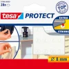 Anti-slip en geluiddempers rond Ø 8 mm transparant