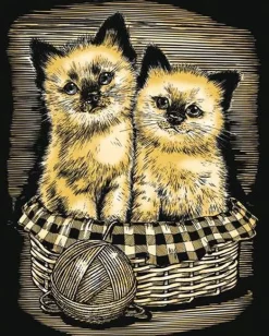 Artfoil Gold Kittens