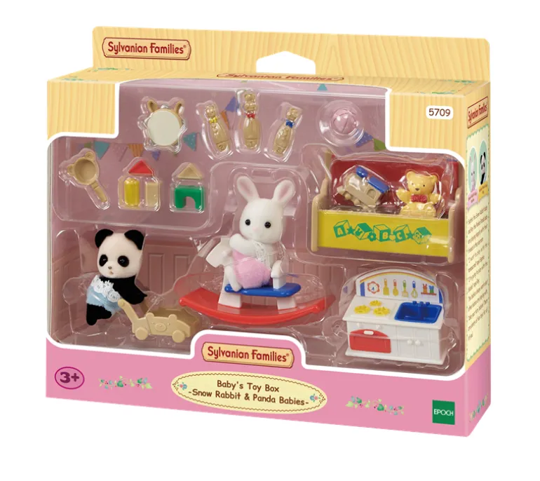 baby's speelkamer baby panda & sneeuwwit konijn