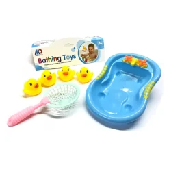 Badje met 4 badeendjes