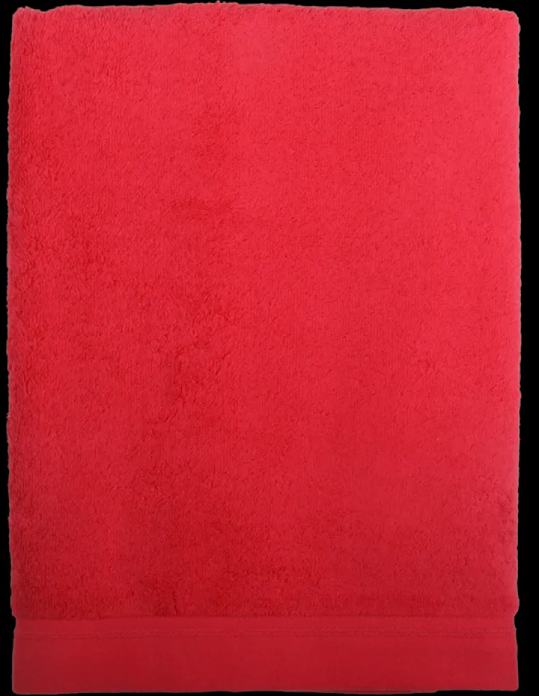 Badlaken 70 x 140 cm rood