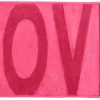Badmat memory foam love sweet pink