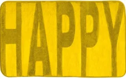 Badmat memory foam mustard yellow