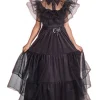 Baljurk Wednesday Meisje Zwart - Maat 164