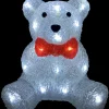 Beer wit LED 25x18x26 cm