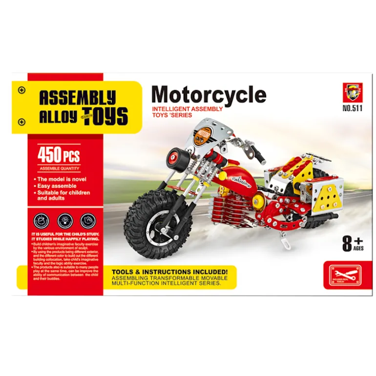 Bouwpakket Harley moto 450-delig