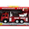 Brandweerwagen met licht en geluid