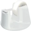 Bureaudispenser hoogglans wit + plakband Tesa invisible, 33 m x 19 mm