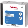 Cd-box dubbel 5 stuks zwart