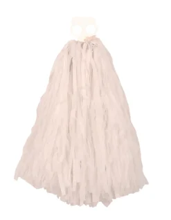 Cheerleader Pompon met Ringen - Wit