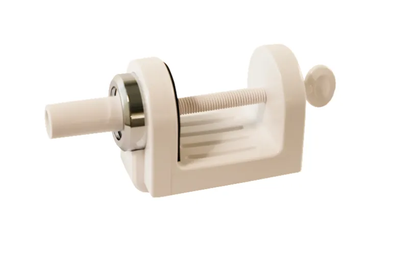 Clip voor bureaulamp, wit