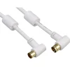 Coaxkabel 90 graden 95 db 3 m