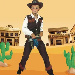 Cowboy Kostuum Chaps - Maat 116
