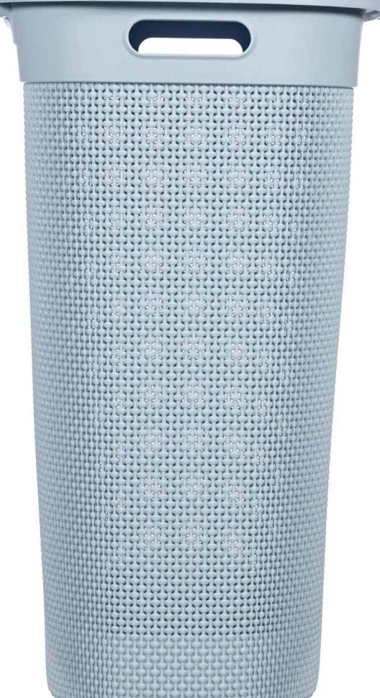 Curver Filo Wasmand met deksel - Blauw/grijs - 55L