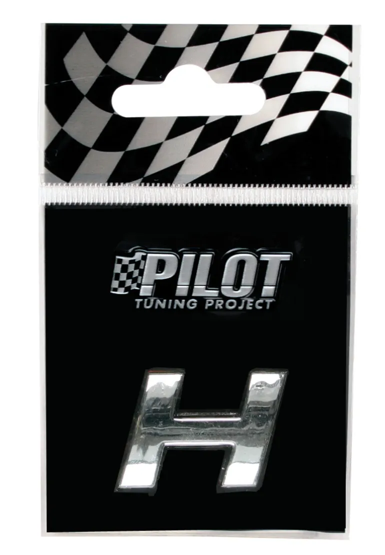 3D Letter H 18mm