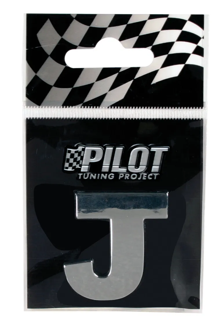 3D Letter J 28mm