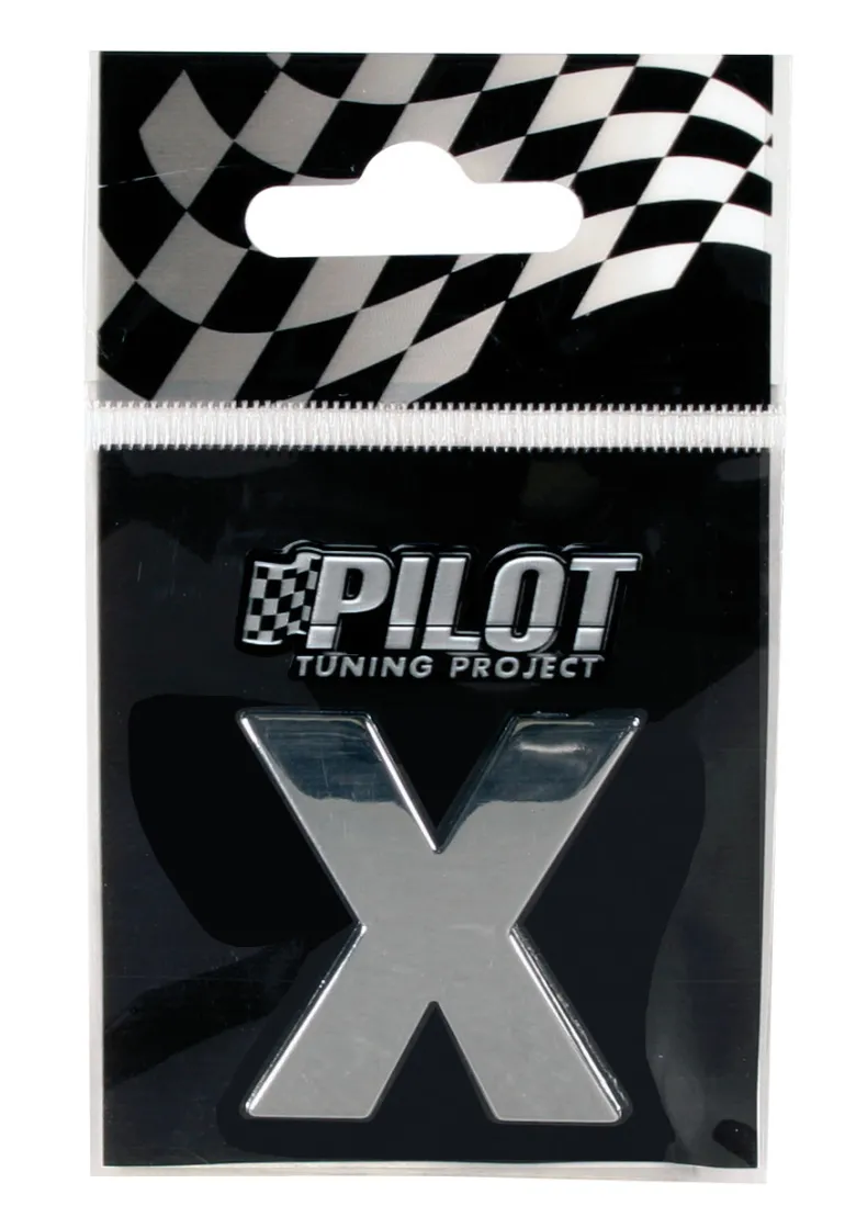3D Letter X 28mm