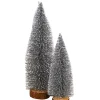 Deco boompje zilver L