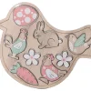 Decoratie houten vogel figuurtjes