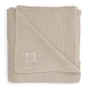 Deken 75 x 100 cm Basic Knit Nougat