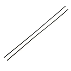 Deurbeschermset zwart 2 x 60 cm