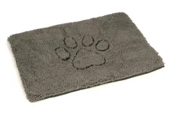 Dirty dog droogloopmat grijs 88 x 68 cm