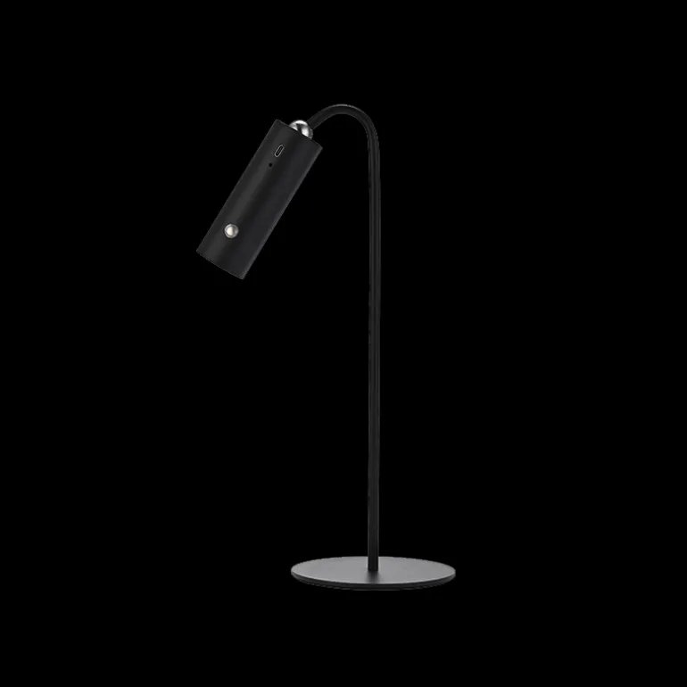 Draadloze LED tafellamp Desk met touchbediening - Dimbaar - Oplaadbaar via USB - Zwart