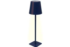 Draadloze LED tafellamp Sphere met touchbediening - Dimbaar - Oplaadbaar via USB - Blauw