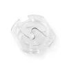Draaistopcontact transparant x5