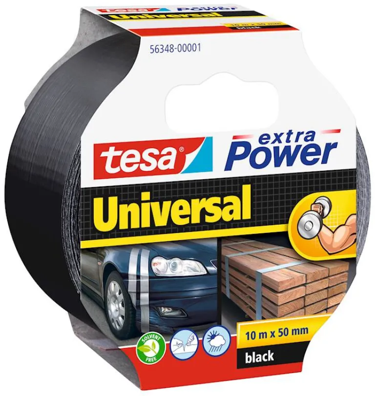 Duct tape 10 m x 50 mm zwart