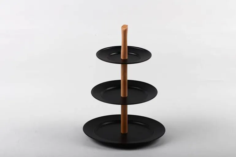 Etagère zwart 3 etages