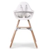 Evolu 2 Kinderstoel 2 In 1 + Beugel Naturel Wit