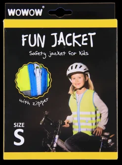 Fluo hesje met rits 5 - 7 jaar