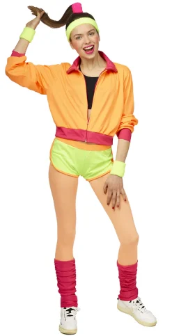 Fluo Trainingspak Fit Girl - Maat 40