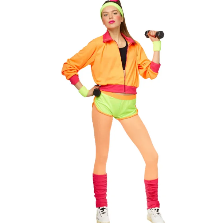 Fluo Trainingspak Fit Girl - Maat 40