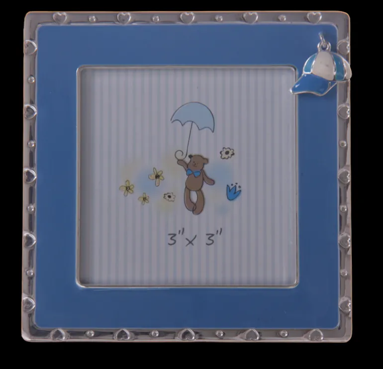 Fotokader baby blue 7x7 cm