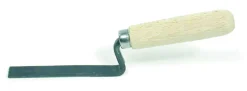 Gesmeed voegijzer 15 mm met handgreep in hout