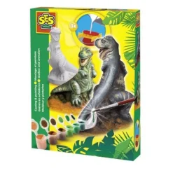 Gieten en schilderen T-Rex