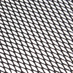 Grill gaas aluminium zwart 30 x 90 cm