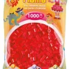 Hama 1000st strijkparels rood