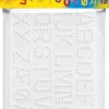 Hama strijkparelbordjes letters en cijfers