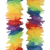 Hawaii krans bloemenslinger multi-color